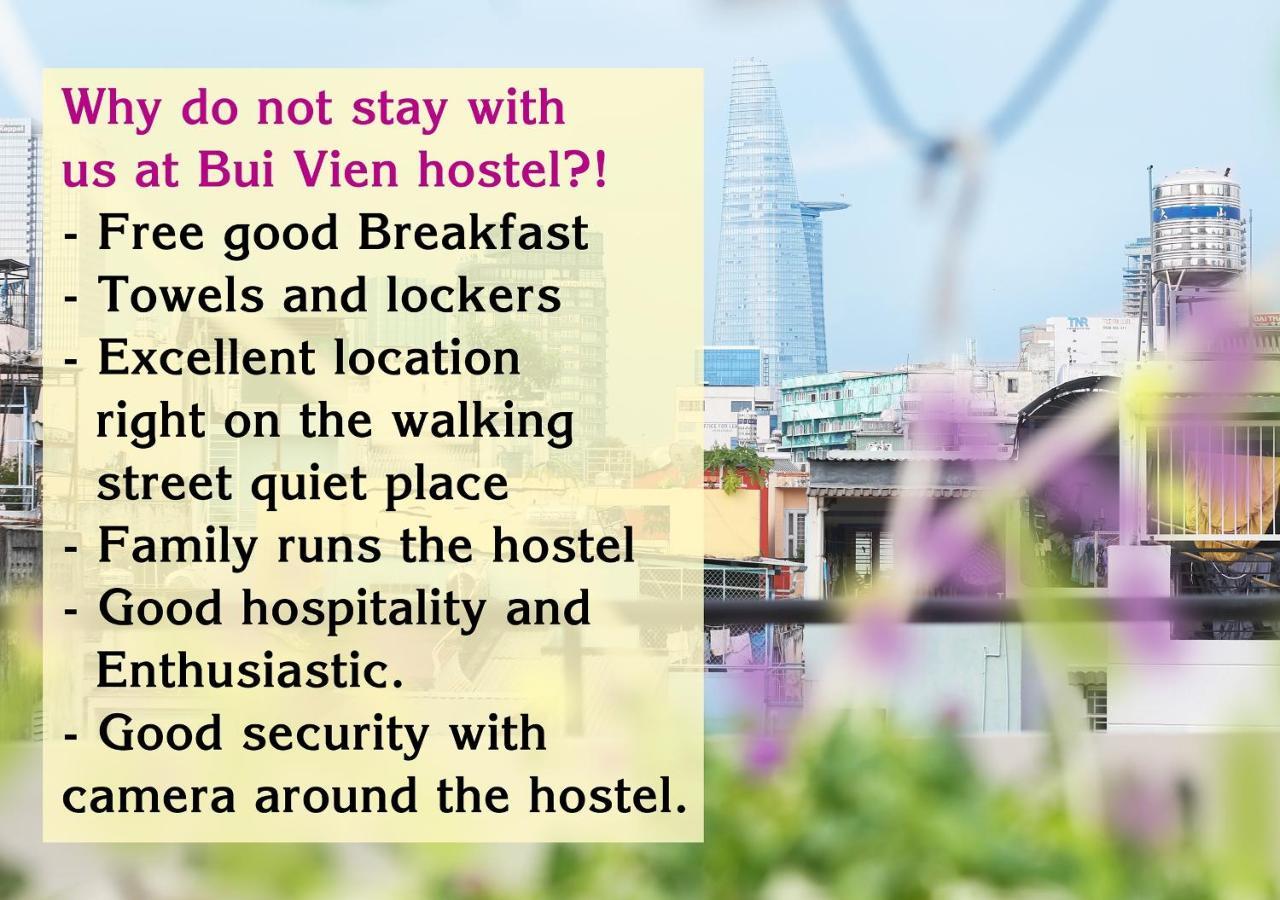 Bui Vien Hostel Хошимин Экстерьер фото